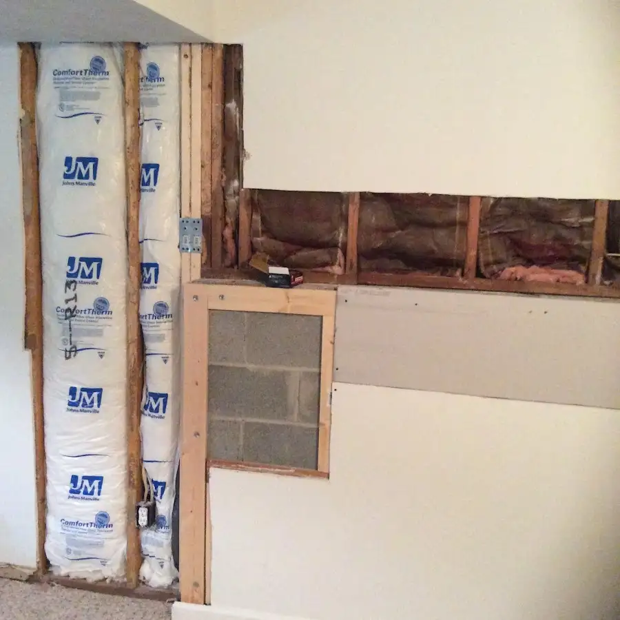 Wall insulation replacement during Odor Removal & Deodorization in Sunset